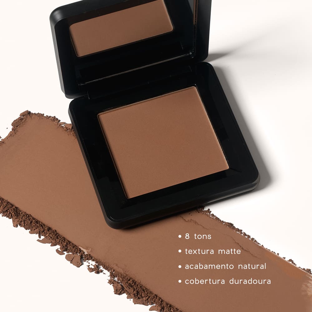 Pó Compacto Escuro Compact Powder Océane Edition 8,5g Cor Mocha