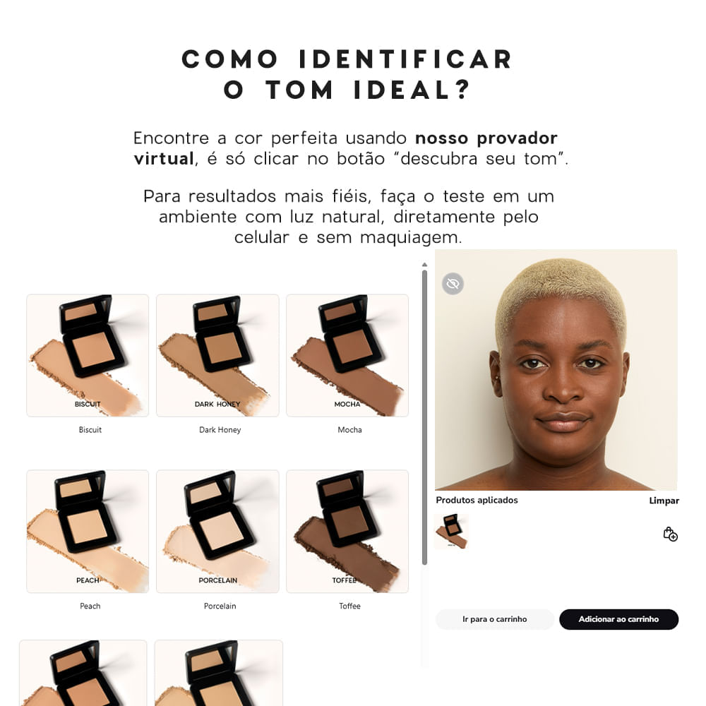 Pó Compacto Escuro Compact Powder Océane Edition 8,5g Cor Mocha