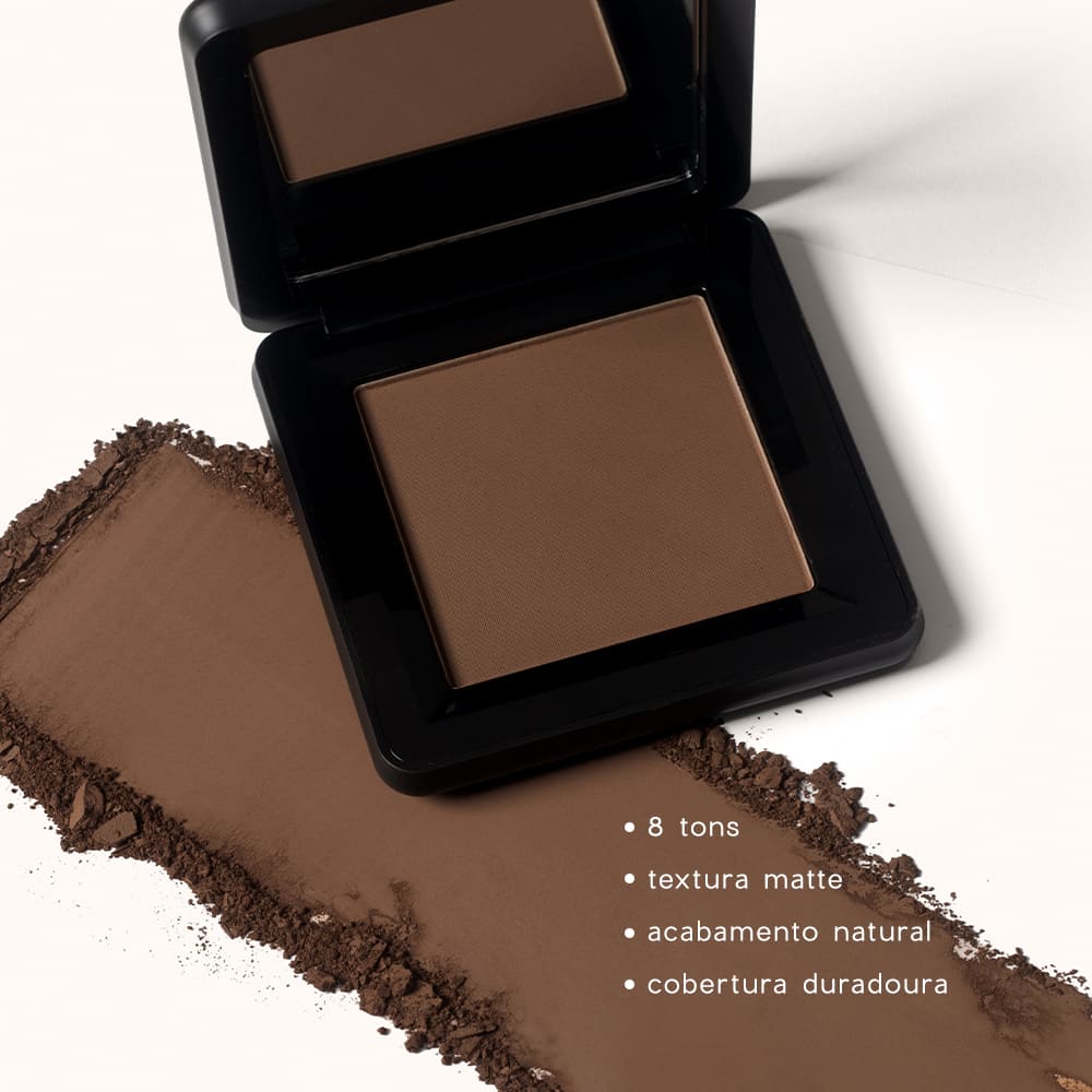 Pó Compacto Escuro Compact Powder Océane Edition 8,5g  Cor Toffee