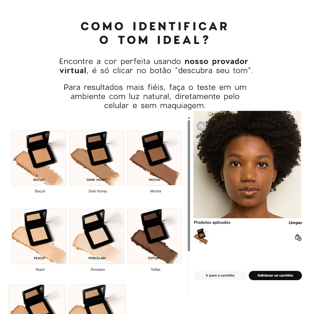 Pó Compacto Escuro Compact Powder Océane Edition 8,5g  Cor Dark Honey