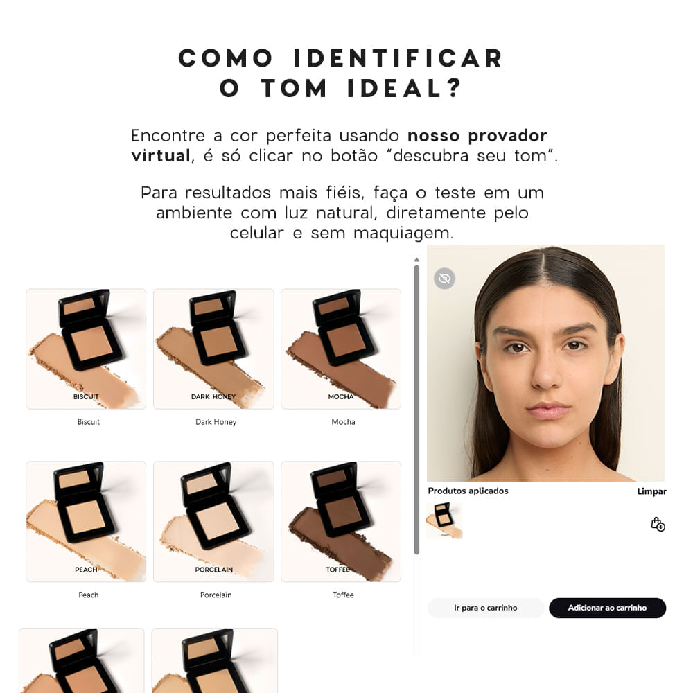 Pó Compacto Claro Compact Powder Océane Edition 8,5g Cor Peach