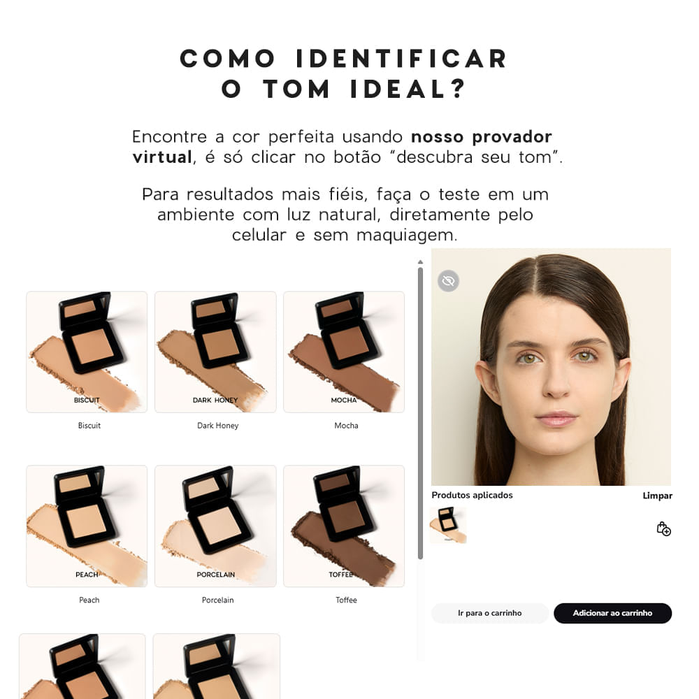 Pó Compacto Claro Compact Powder Océane Edition 8,5g  Cor Porcelain