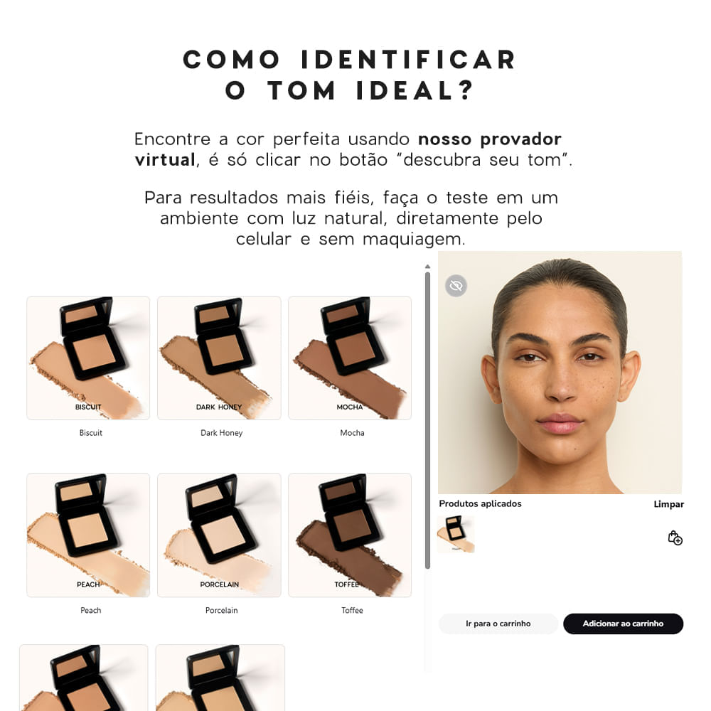 Pó Compacto Médio Compact Powder Océane Edition 8,5g Cor Warm Beige