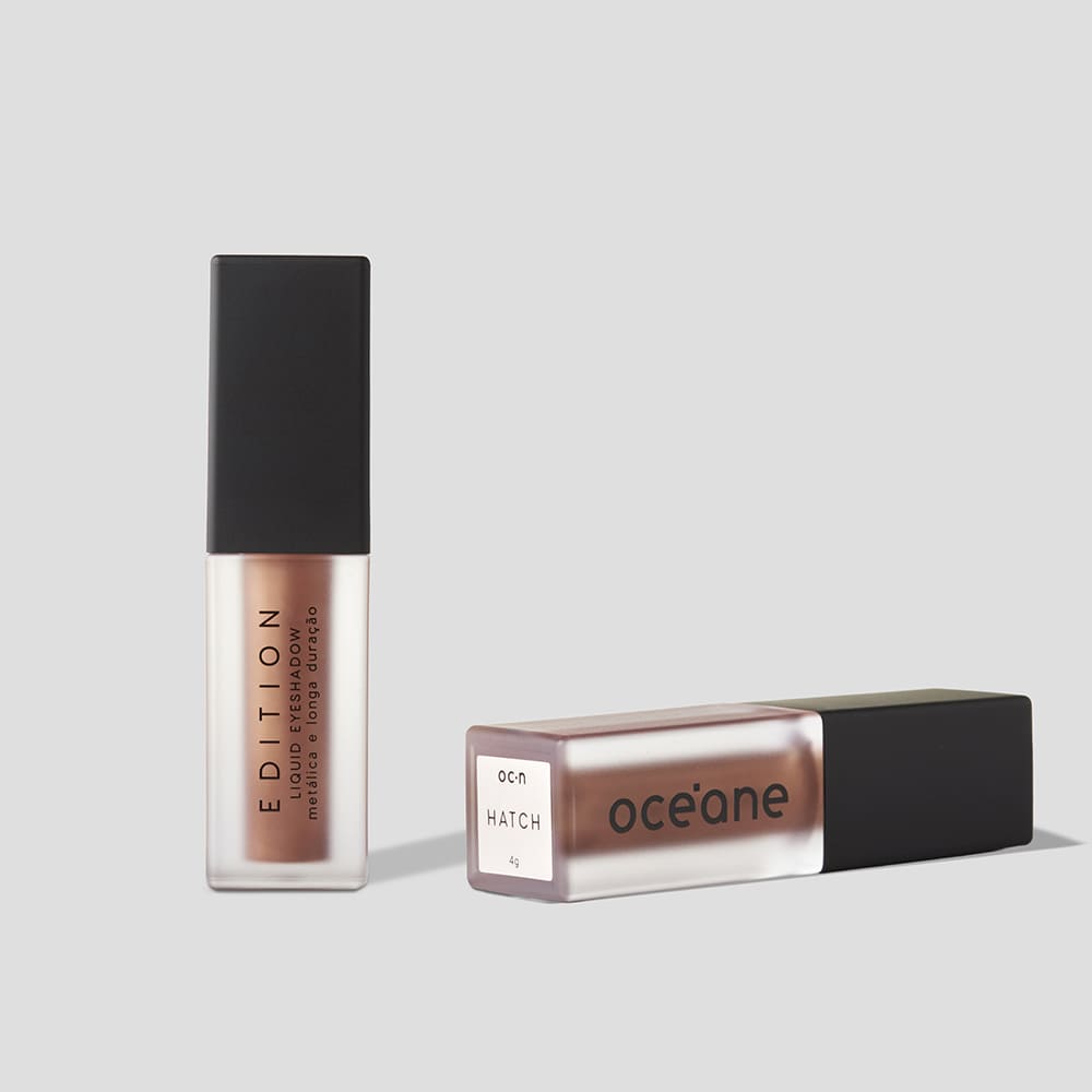 Sombra Líquida Coral Metalizada Liquid Eyeshadow Océane Edition 4g Cor Hatch