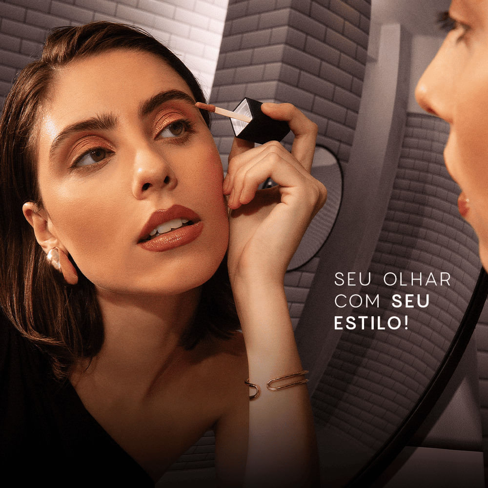 Sombra Líquida Coral Metalizada Liquid Eyeshadow Océane Edition 4g Cor Hatch