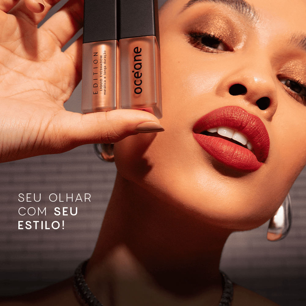 Sombra Líquida Terracota Matte Liquid Eyeshadow Océane Edition 4g Cor Taninn