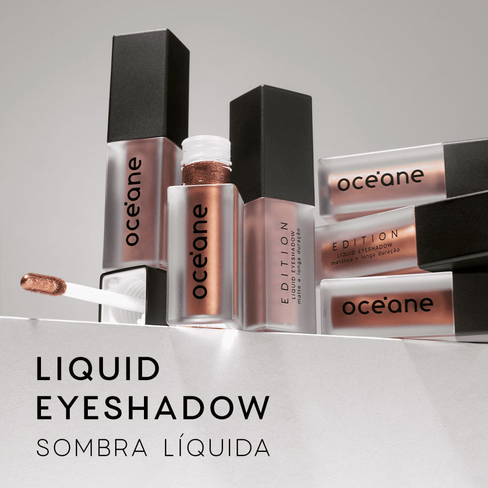 Sombra Líquida Rosa Matte Liquid Eyeshadow Océane Edition 4g Cor Aura