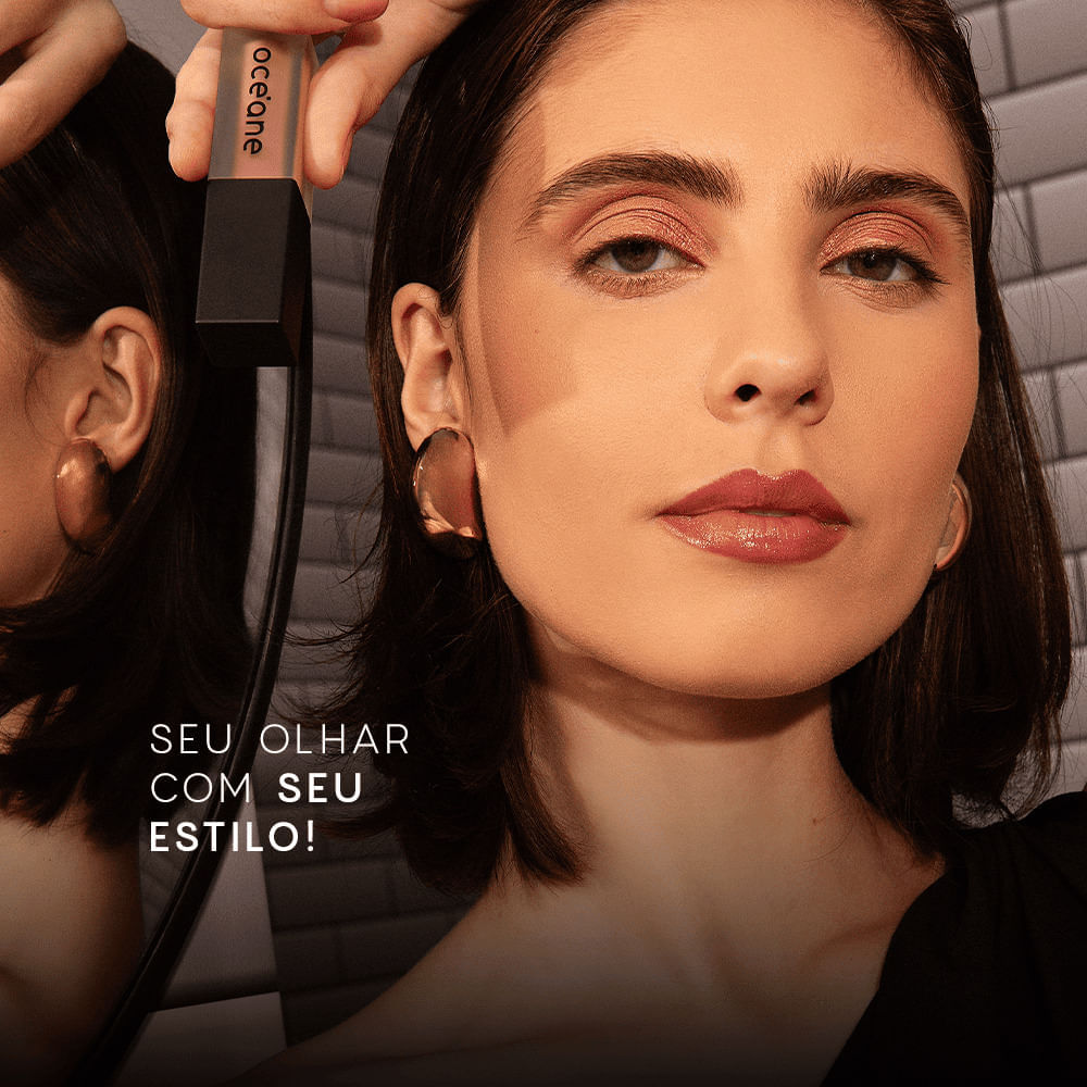 Sombra Líquida Rosa Matte Liquid Eyeshadow Océane Edition 4g Cor Aura