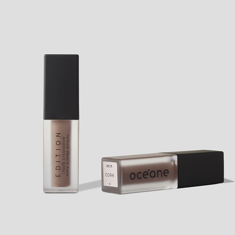 Sombra Líquida Marrom Claro Matte Liquid Eyeshadow Océane Edition 4g Cor Cork