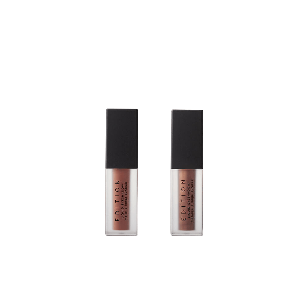 Kit Duo de Sombras Líquidas Océane Edition Taninn Matte + Sheen Metalizada