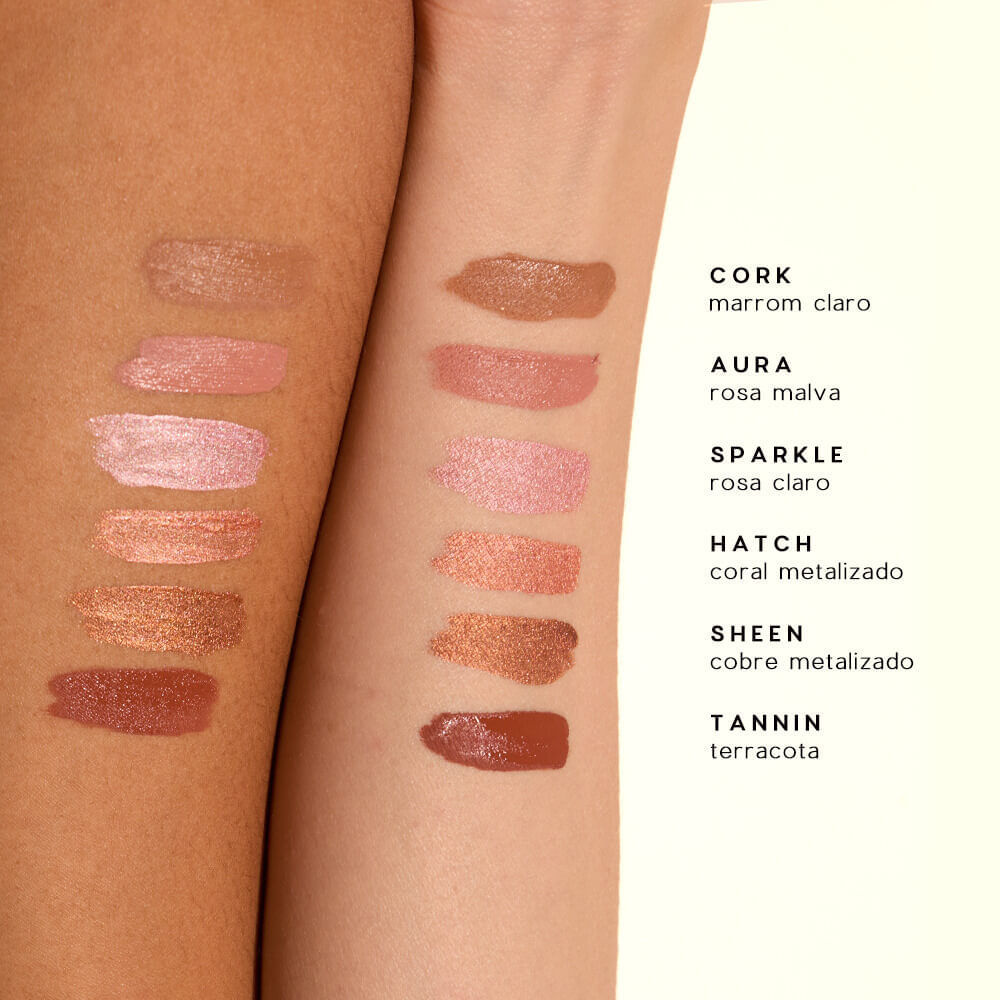 Kit Océane Sombra Líquida Taninn + Batom Matte Cinnamon Terracota