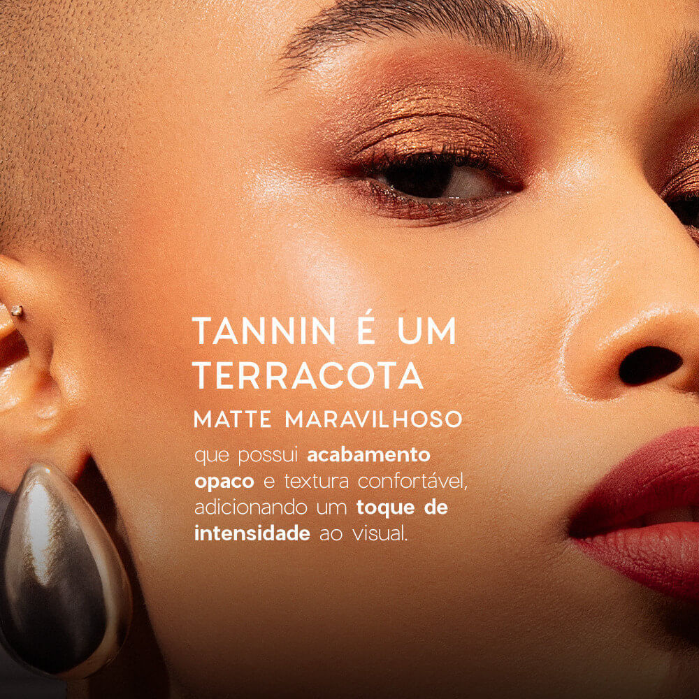 Kit Océane Sombra Líquida Taninn + Batom Matte Cinnamon Terracota