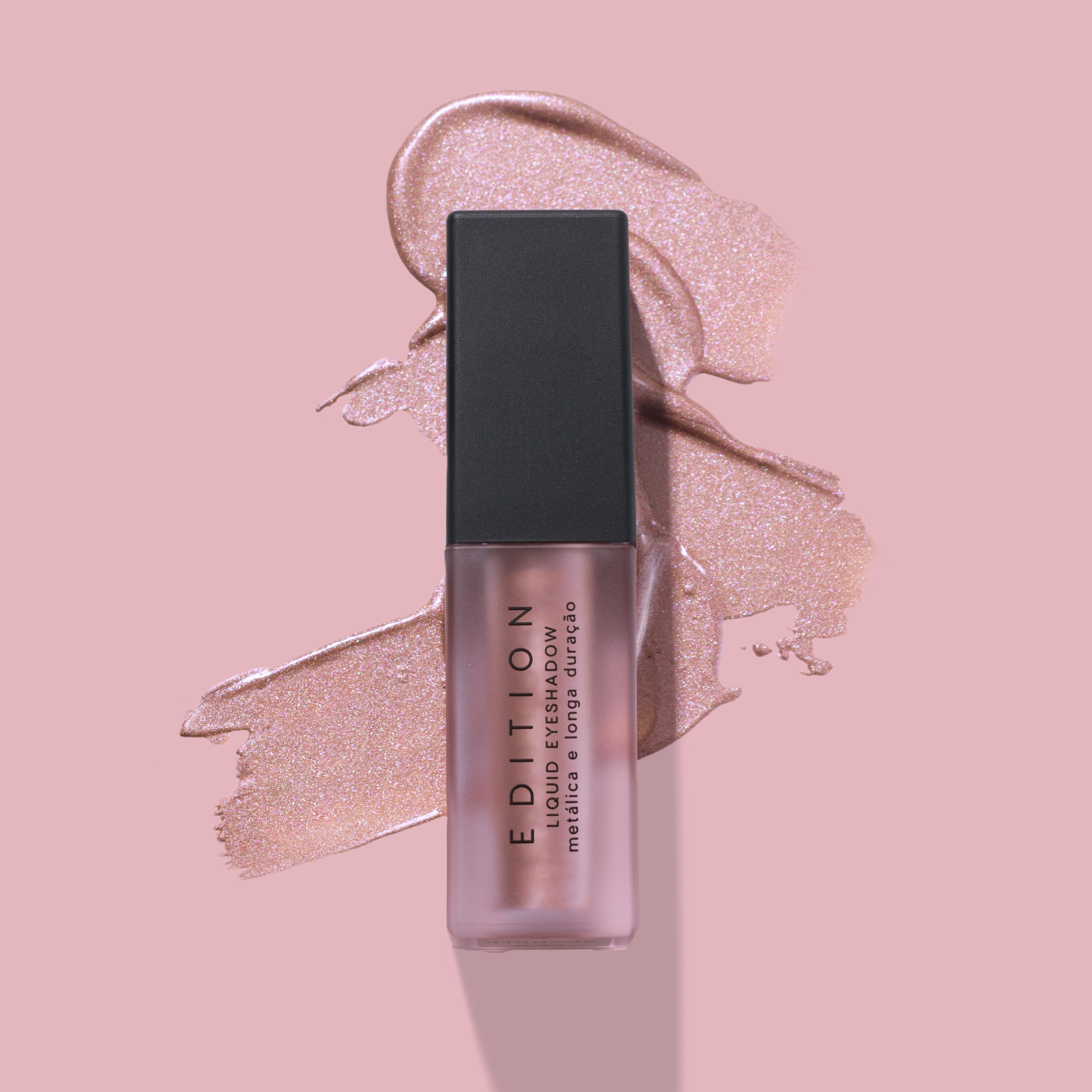 Kit Duo de Sombras Líquidas Océane Rosa Aura Matte + Sparkle Metalizada