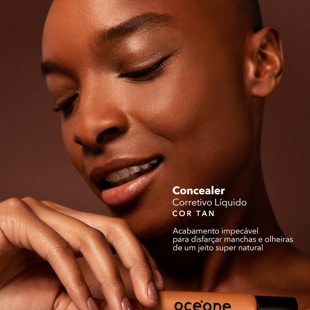 Kit Corretivo Líquido Tan + Lip Tint Océane Edition