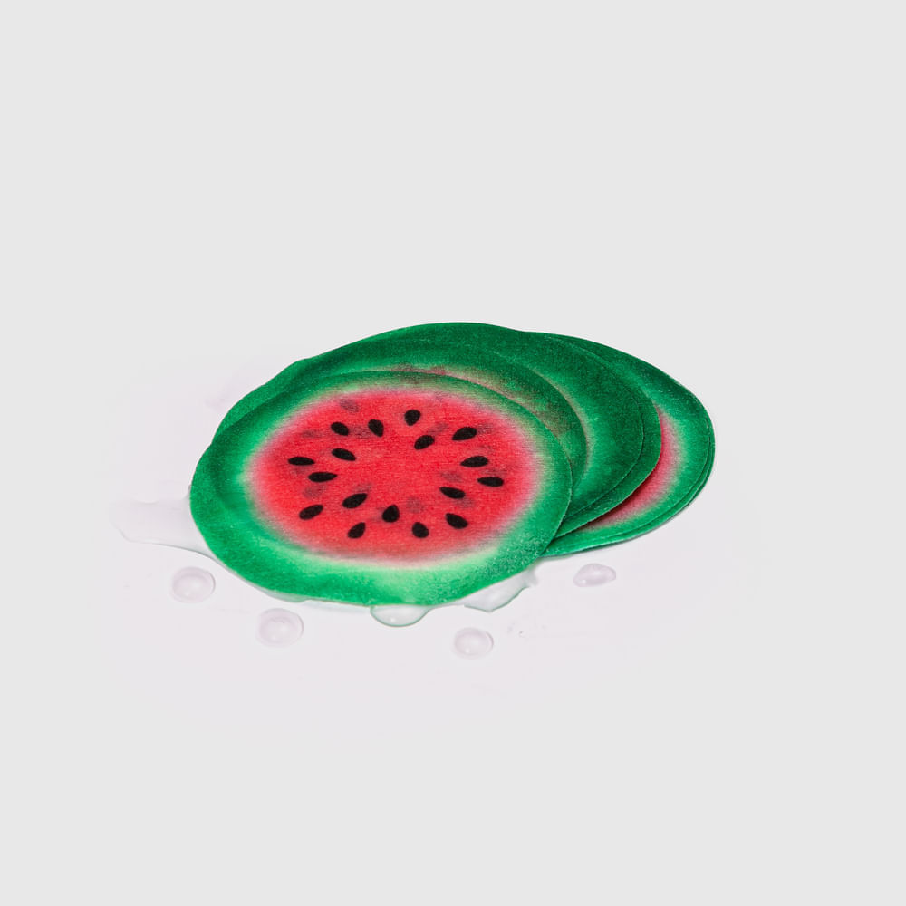Máscara Para Olhos de Melancia Watermelon Eye Pads 10 Unidades