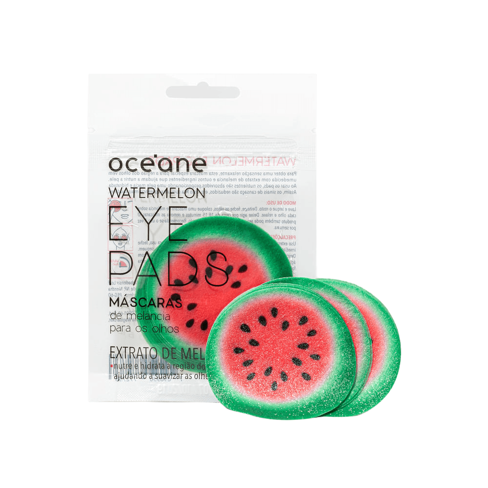 Máscara Para Olhos De Melancia Watermelon Eye Pads 10 Unidades