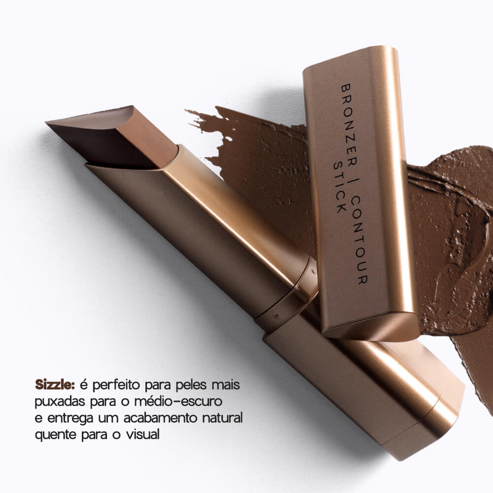 Bronzer em Bastão Contour Stick Edition Sizzle 8g Cor Marrom Médio Escuro