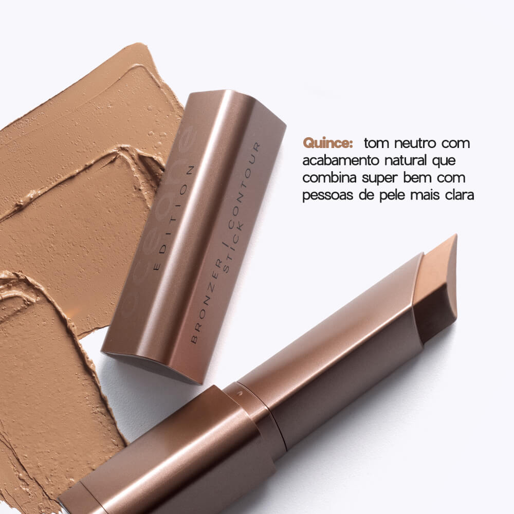 Bronzer em Bastão Contour Stick Edition Quince 8g Cor Marrom Claro
