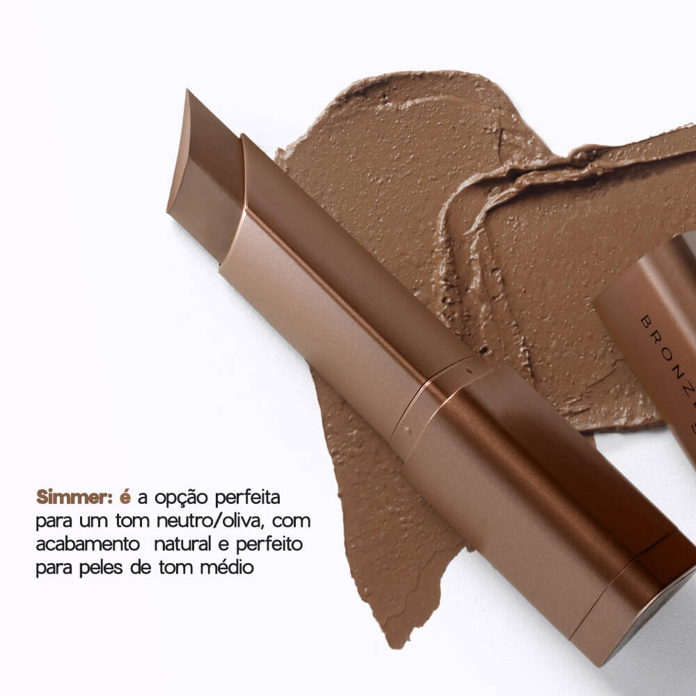 Bronzer em Bastão Contour Stick Edition Simmer 8g Cor  Marrom Médio