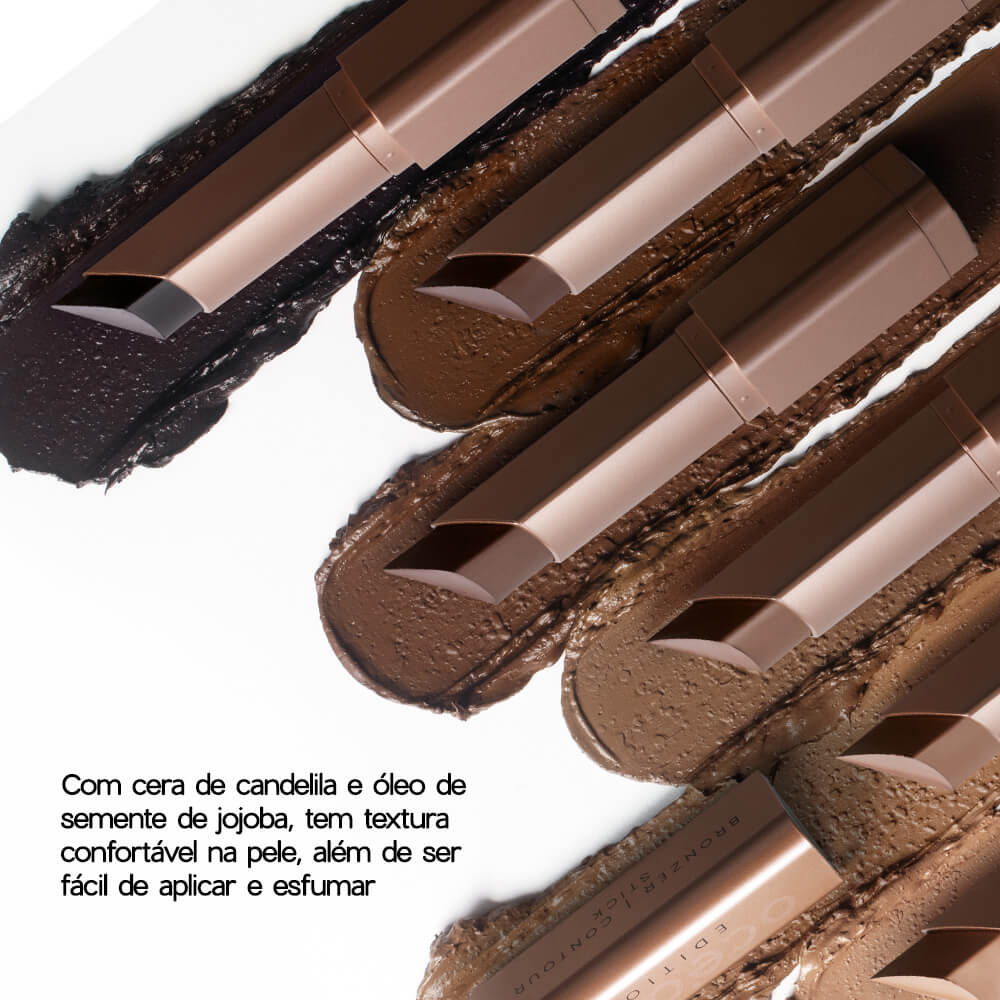 Bronzer em Bastão Contour Stick Edition Quince 8g Cor Marrom Claro