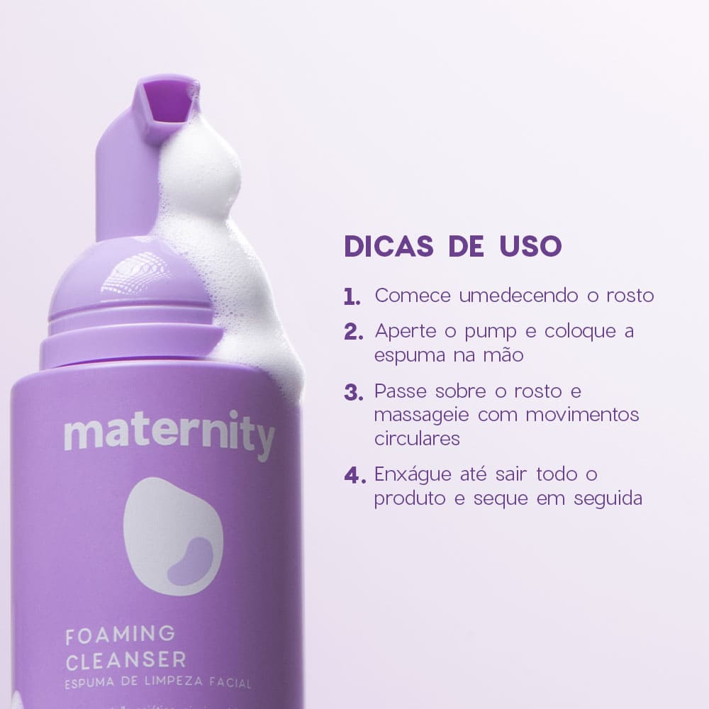 Espuma de Limpeza Facial para Gestantes Maternity Foaming Cleanser 100ml