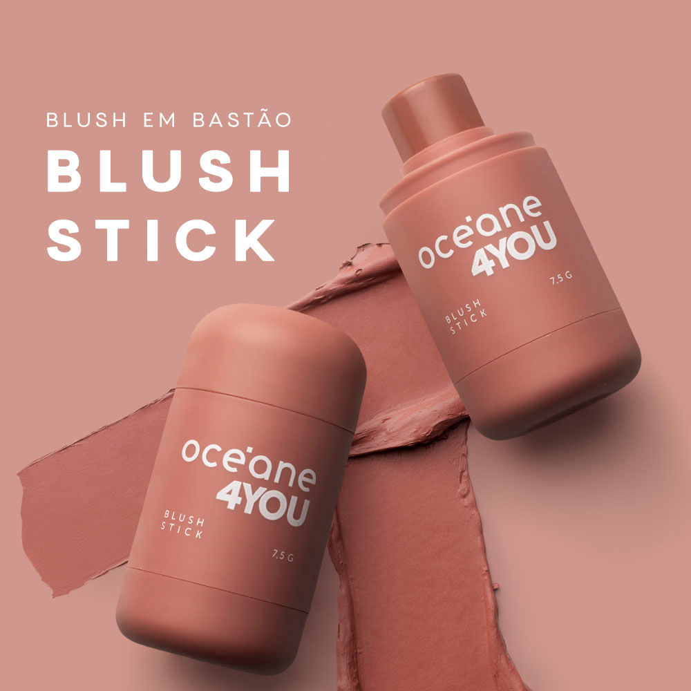 Blush em Bastão Nude Blush Stick 4you Cor Picnic