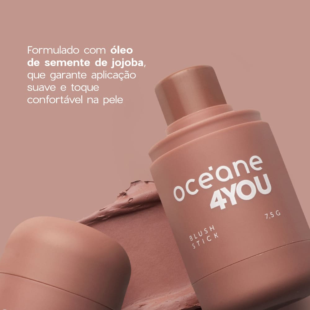 Blush em Bastão Nude Blush Stick 4you Cor Picnic