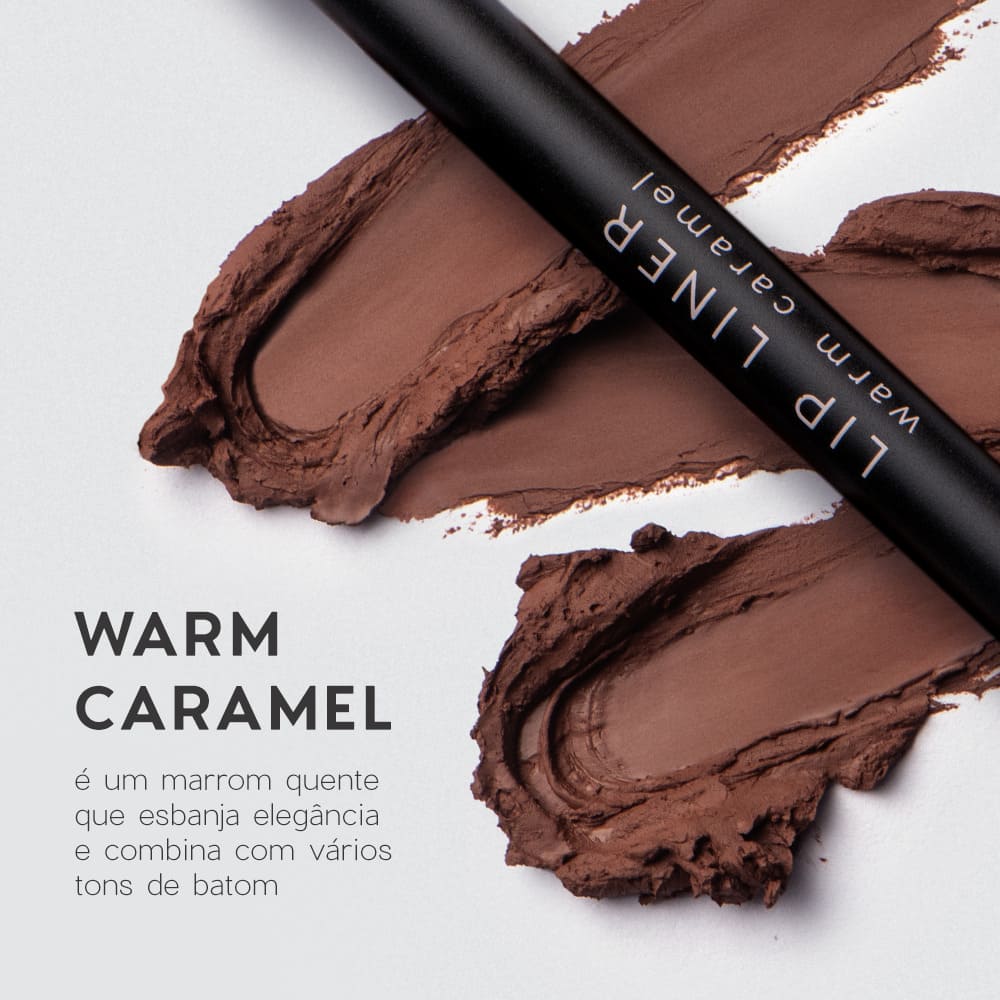 Kit Lip Balm Pen Clear + Lápis Labial Marrom