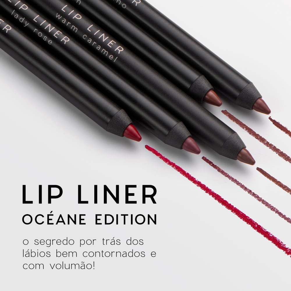 Kit Lip Balm Pen Clear + Lápis Labial Marrom