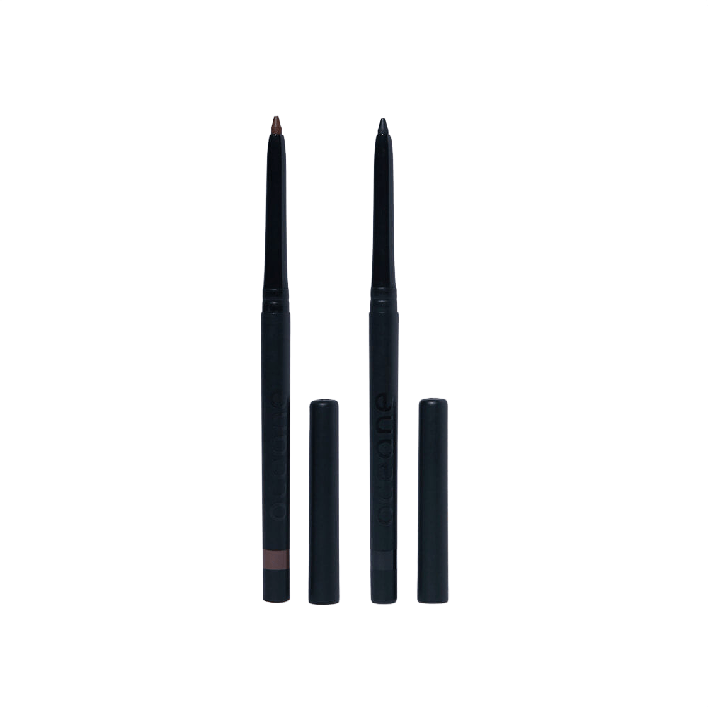 Kit Lápis De Olhos Retrátil Marrom + Lápis De Olhos Retrátil Preto Océane Edition