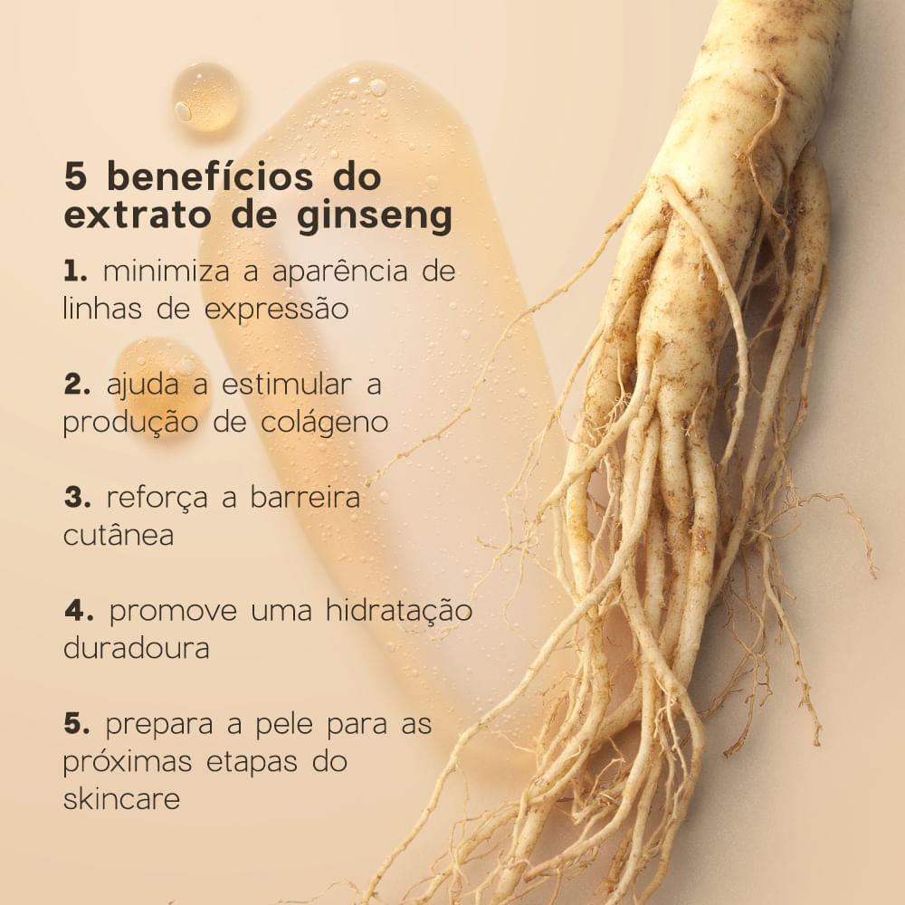 Sérum Facial com Extrato de Ginseng 30ml
