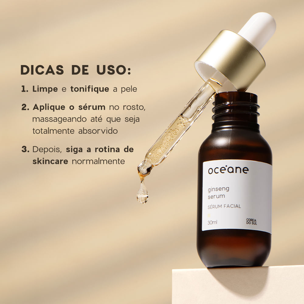 Sérum Facial com Extrato de Ginseng 30ml
