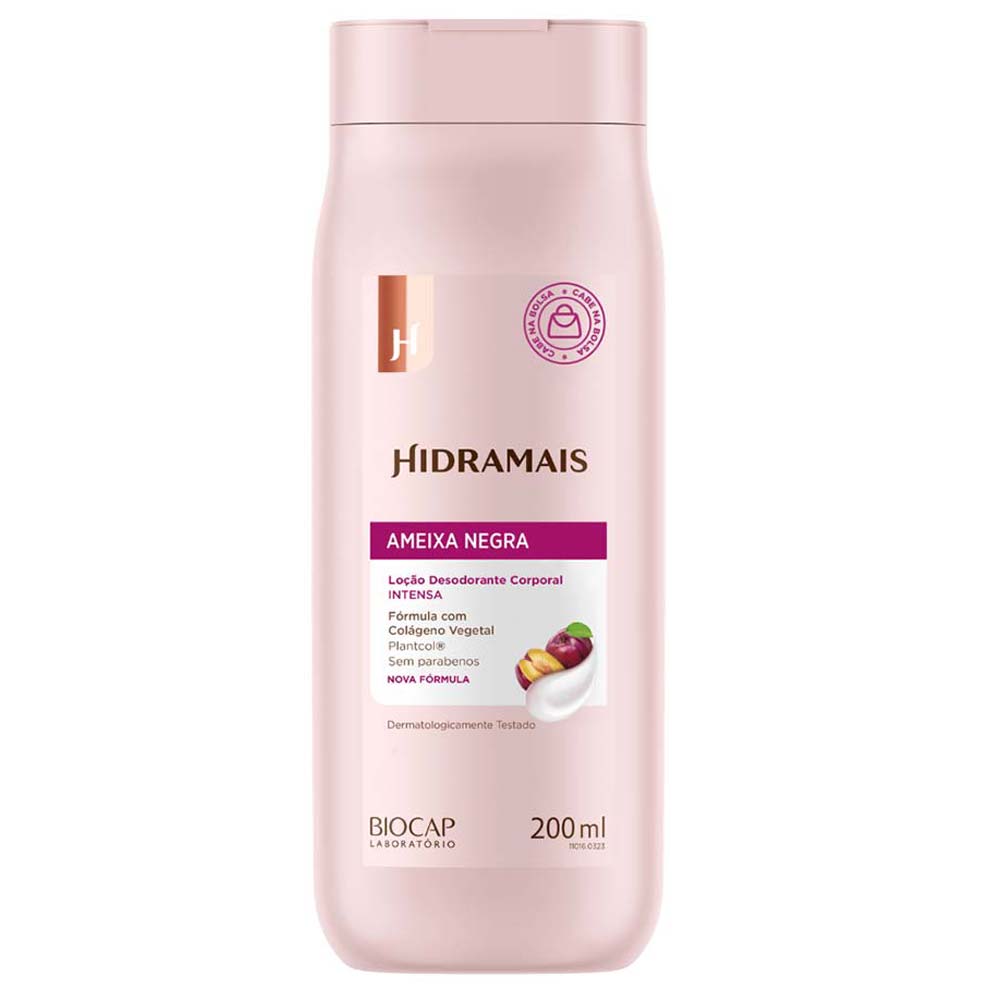 Loção Desodorante Corporal Ameixa Negra Hidramais 200ml