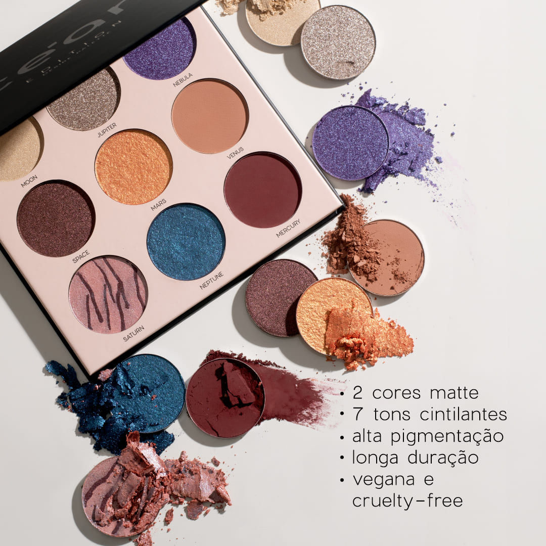 Kit Paleta de Sombras Desire + Batom Nude Océane Edition