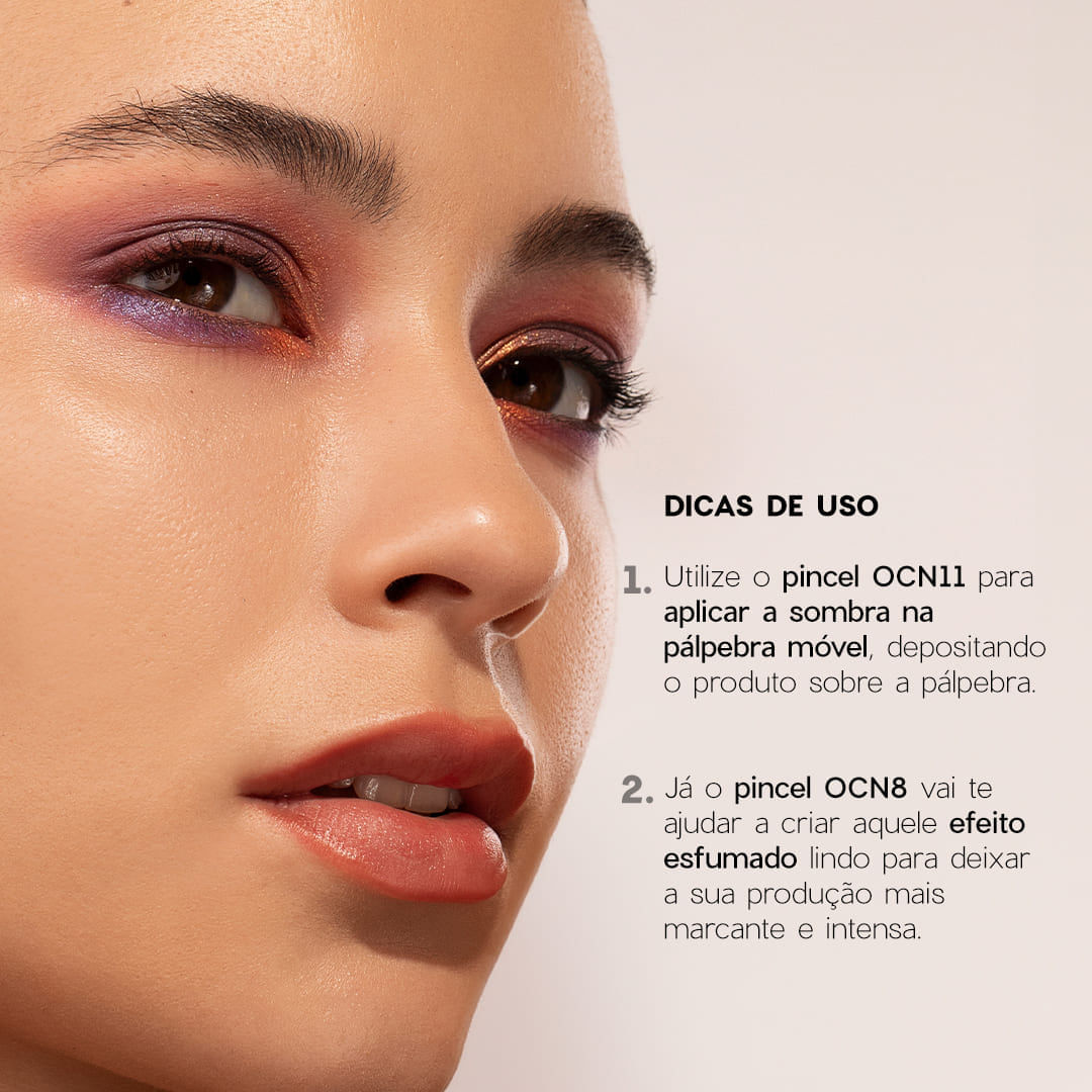 Kit Paleta de Sombras Desire + Batom Nude Océane Edition