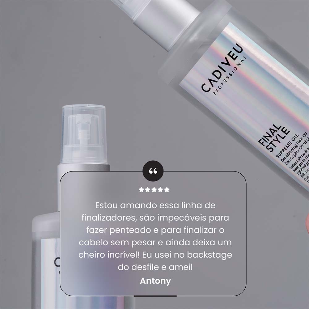 Óleo Final Style Supreme Cadiveu Professional 110ml