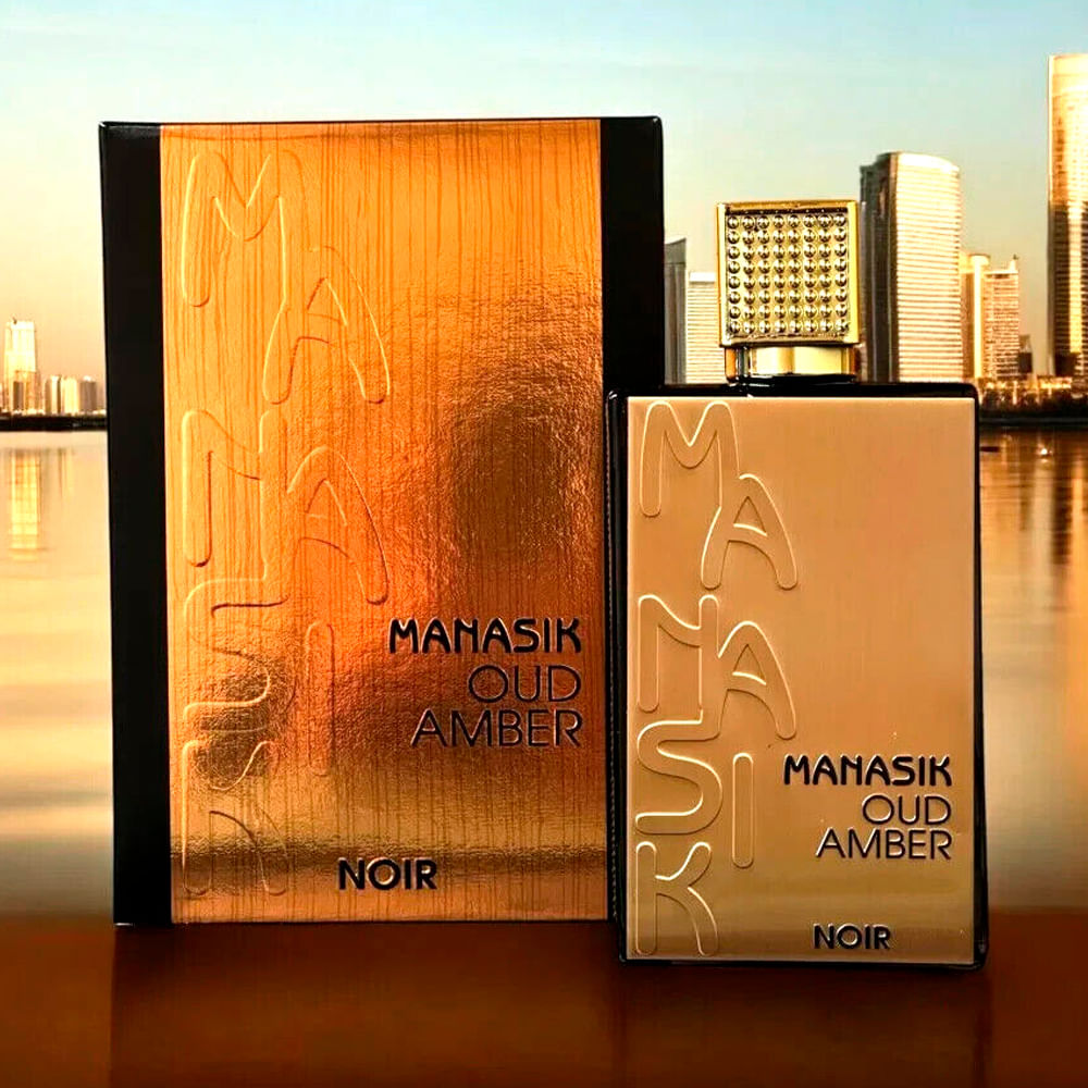 Perfume Unissex Oud Amber Noir Eau de Parfum Manasik 100ml