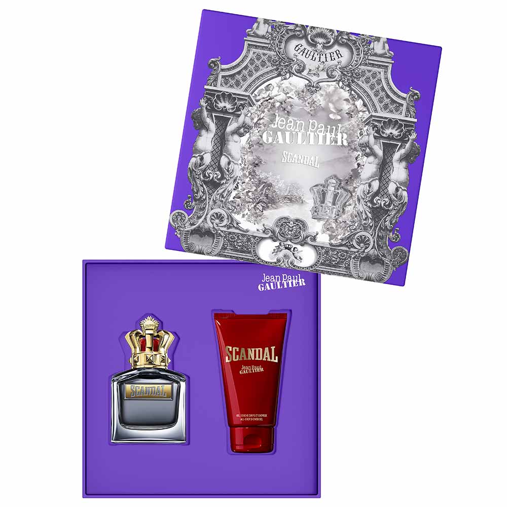 Kit Coffret Jean Paul Gaultier Scandal Perfume Feminino Eau De Toilette + Gel De Banho