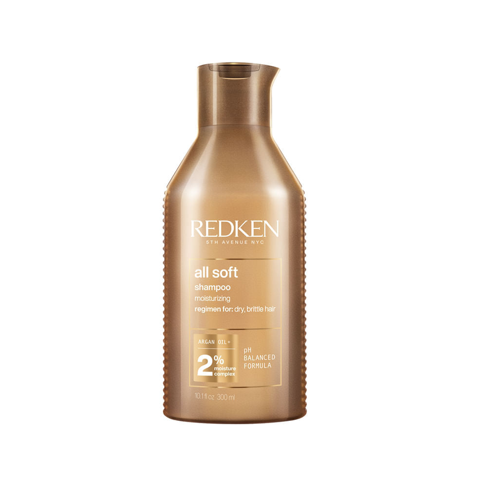 Kit Redken Shampoo All Soft 300ml + Máscara 500ml