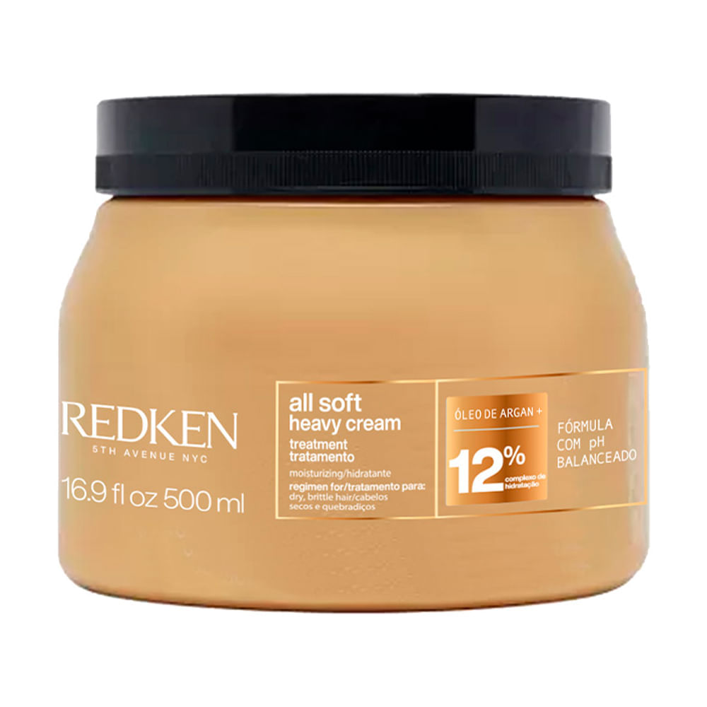 Kit Redken Shampoo All Soft 300ml + Máscara 500ml