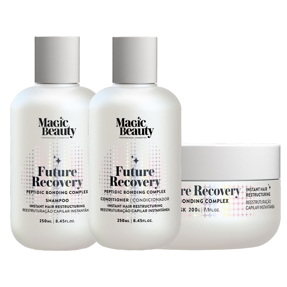 Kit Magic Beauty Future Recovery Shampoo 250ml + Condicionador 250ml + Máscara 200g