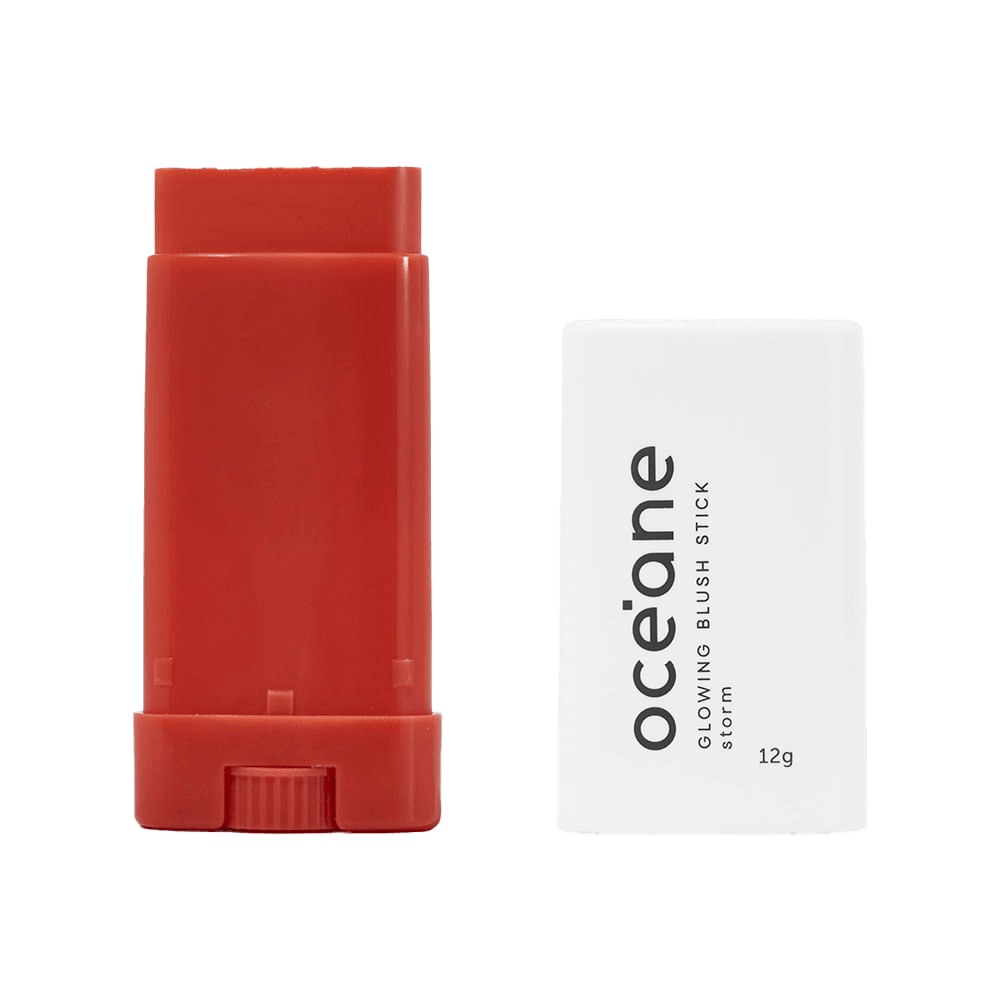 Blush em Bastao Laranja Glowing Blush Stick Storm Oceane Limited 12g