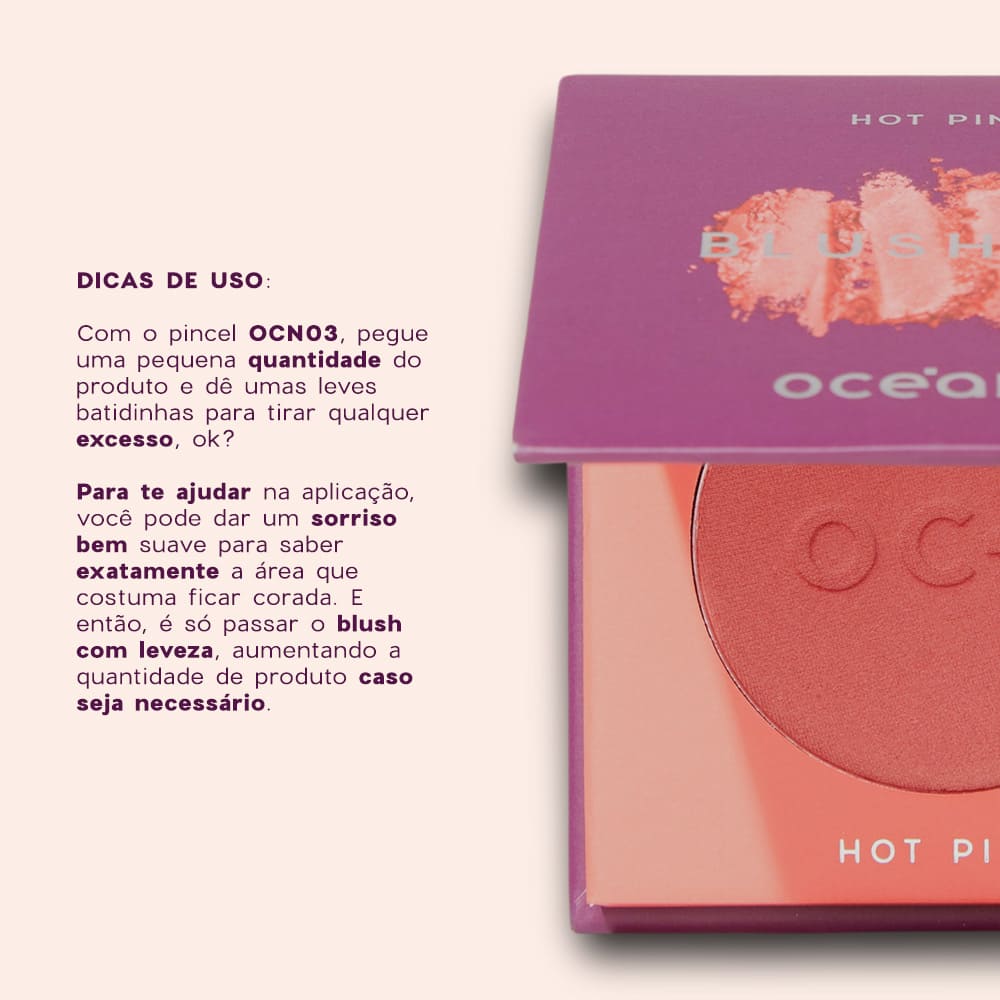 Blush Rosa  Blush Me Hot Pink Océane Purple 6,5g