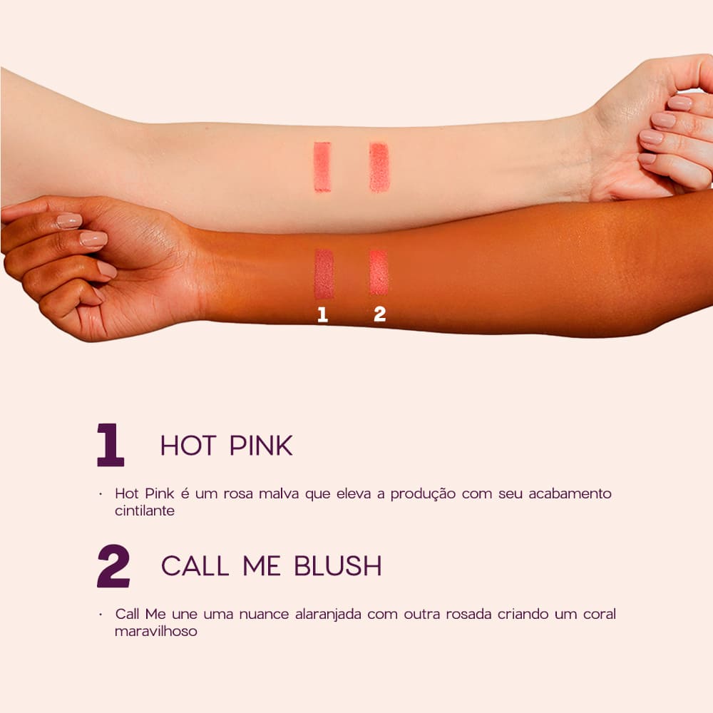 Blush Rosa  Blush Me Hot Pink Océane Purple 6,5g