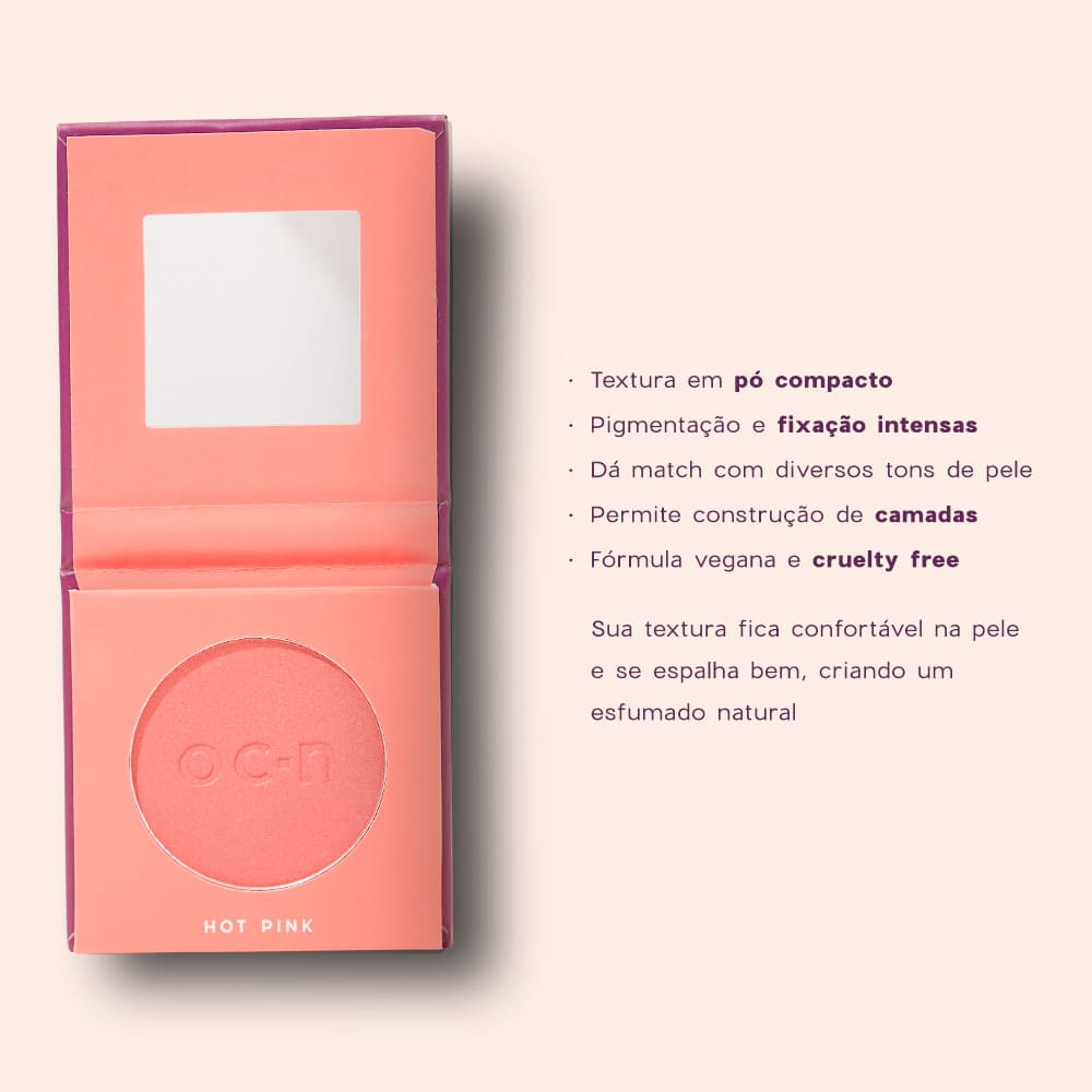 Blush Rosa  Blush Me Hot Pink Océane Purple 6,5g