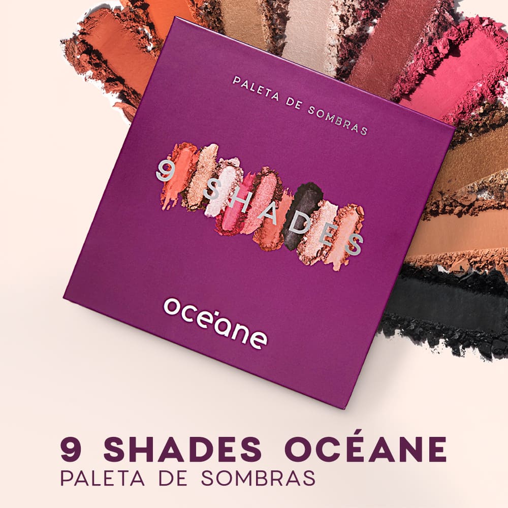Paleta de Sombras 9 Shades Océane