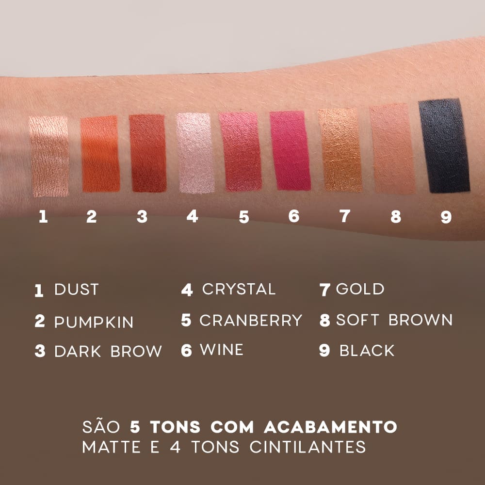 Paleta de Sombras 9 Shades Océane