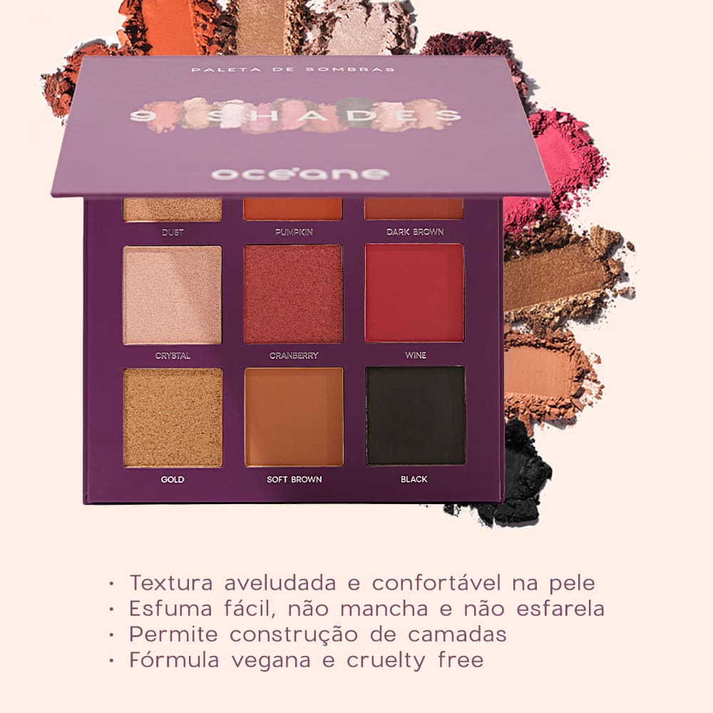 Paleta de Sombras 9 Shades Océane