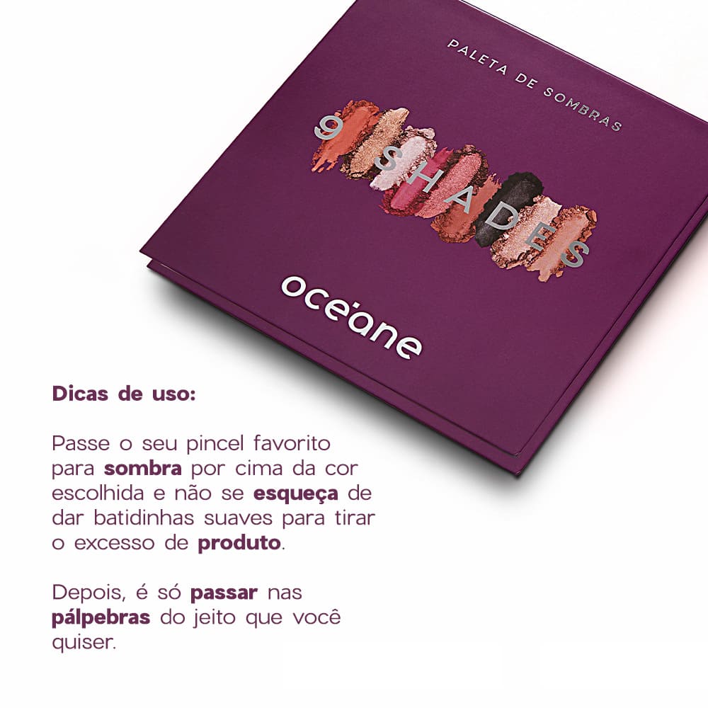 Paleta de Sombras 9 Shades Océane