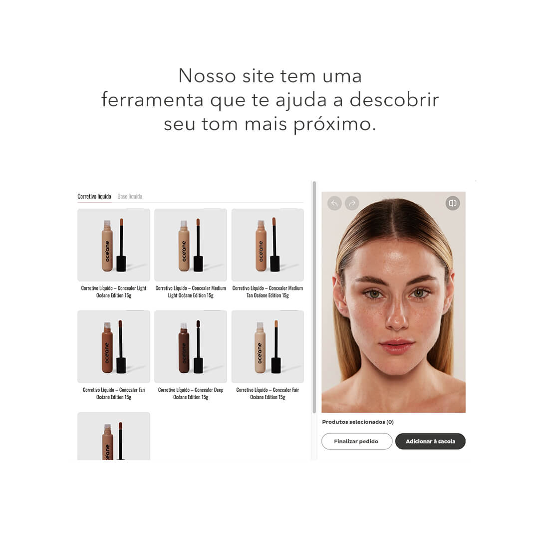 Corretivo Líquido Claro Concealer Fair Océane Edition 15g Cor Fair